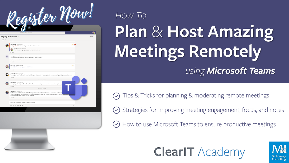 How to Plan and Host Amazing Meetings Remotely - ClearIT Academy (1)
